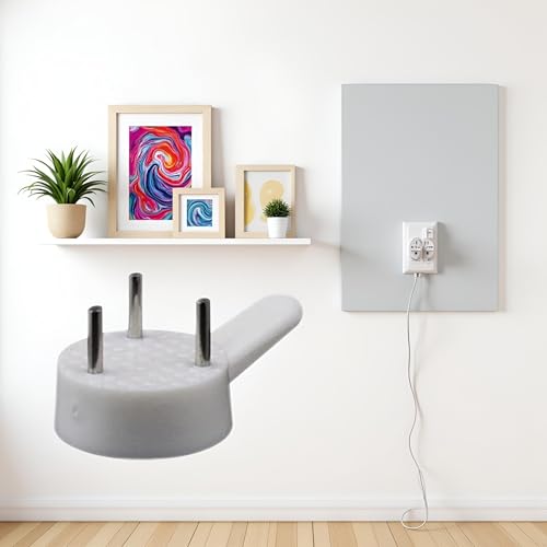 Image of 10Pcs White Non-Marking Hooks Painting Photo Plastic Hanging Hooks Wall Photo Frame Seamless Home Decor, Industrial Hardware