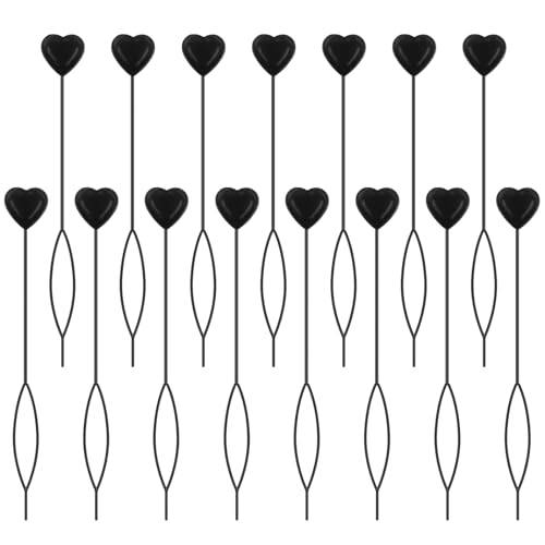 15 Pcs Quick Beader Hair Tool Set Hair Loop Styling Tool Flexible French Threader Braids Loop Plastic Hair Pull Through Tool for Women Girls Kids(Black)