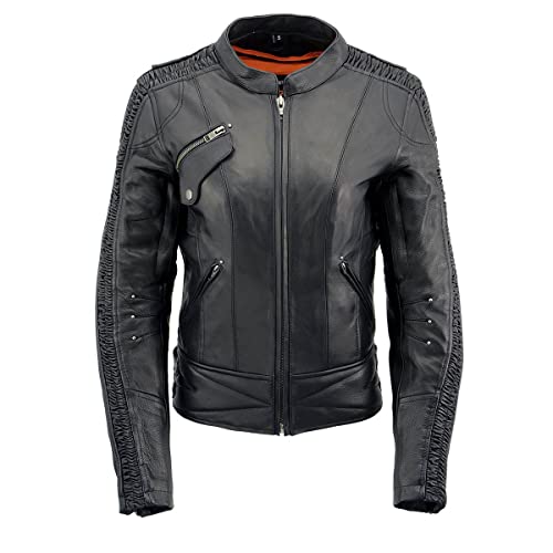 Image of Milwaukee Leather Women's 'Sporty and Elegant' Scooter Style Motorcycle Leather Rider Jacket