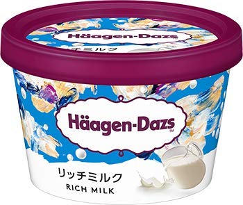 Amazon.co.jp: Haagen-Dazs Mini Cups Rich Milk, 12 Count