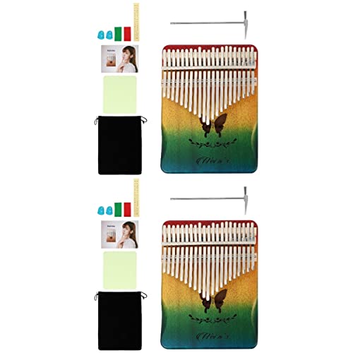 BIENKA 3 ensembles Musical Kids With Instruments Kalimba Portable Creative Piano Wood Pianos Hammer Tuning Known Keys… - Les Beatles, Paul McCartney, John Lennon, RIngo Starr, George Harrison BIENKA 3 ensembles Musical Kids With Instruments Kalimba Portable Creative Piano Wood Pianos Hammer Tuning Known Keys…