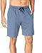Hanes Men's 2 Pack Jersey Cotton Knit Tagless Sleep & Lounge Drawstring Shorts, Chambrey Blue Heather/Bright Navy, Small