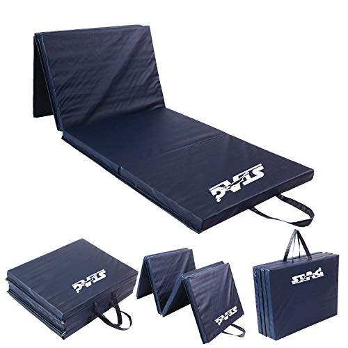 Image of STAG Multi-Purpose Foldable Fitness MAT 180 CM X 90 CM X 30 MM | Use as Tumbling mat, Gymnastics mat, Crash pad | Thick Foam | for Both Men and Women