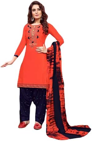 Shreyanvi Cotton Salwar Suit for Women Ready to Wear Indian Pakistani Girl Ethnic Wear Punjabi Patiala Suit