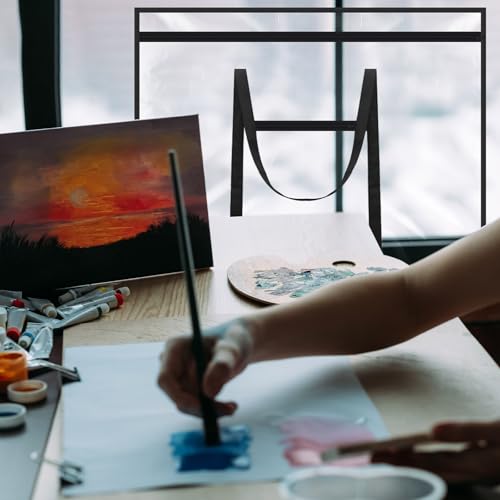 Image of Huhumy Large Art Portfolio Case 48 inch x 36 inch Poster Storage Bag Bulletin Board Holder Container PVC Folder with Zipper Handles Pocket for Teachers Artist Artwork Organization(Black,Clear)