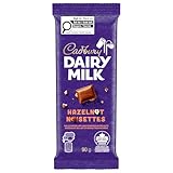 CADBURY DAIRY MILK Hazelnut Chocolate Bar with Chopped Hazelnuts, CADBURY DAIRY MILK Milk Chocolate Bar, 90g, Made in Canada