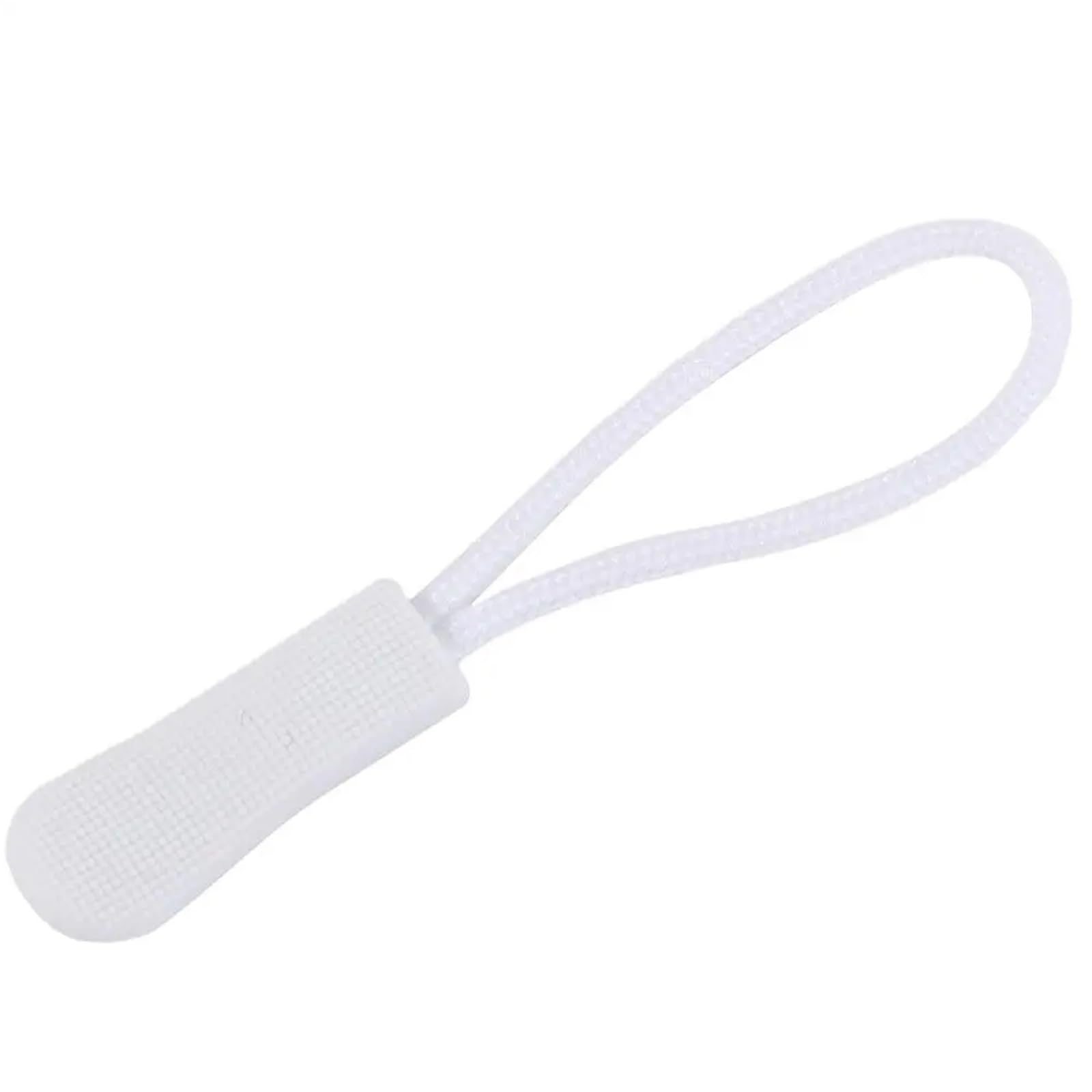 Piezas de recambio para tiradores de cremallera, Tiradores de cremallera, 200 Uds., extremos repuesto multicolores, fijador maleta for mochila viaje(White)