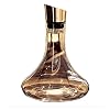 Glazen karaf set, met roestvrijstalen deksel, 1800 ml grote capaciteit, voor thuisbar hotel whisky-bril
