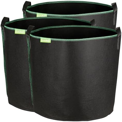 GardenMate 3-Pack 60 litres/16 gallons soft-sided plant pots – Gr...