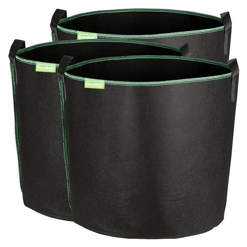 GardenMate 3X 60L Pflanzsack aus Vliesstoff Ø45.5cm Höhe 40cm - GREENLINE