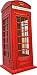 Produktbild 2 UR DOOR Rote Telefonzelle Spardose, Bank-Souvenir, Zinkdruckguss, London-Souvenir mit Union Jack, Sammlerstück mit leicht zugänglicher Kappe für Kinder und Erwachsene, unverwechselbare Größe: 14 x 6