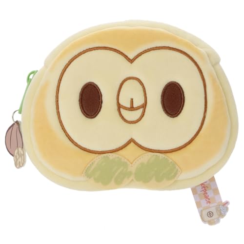 タカラトミーアーツ(TAKARATOMY A.R.T.S) ポケットモンスター ポケピース ぬいぐるみポーチ (パンケーキ風) モクロー 幅 約16cm