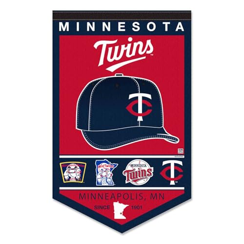 Banderole de fanions Minnesota Twins Heritage décorative