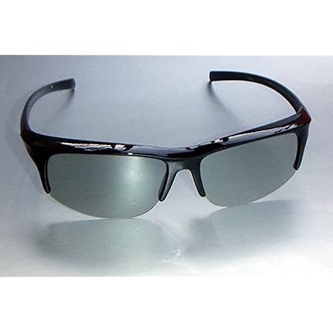 5 pieces of 3D polarised glasses, linear 45 degree, black plastic with folding arms, type X-Style Cover
