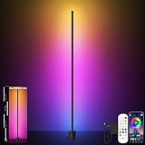 GIPOYENT Standing Floor Lamp, RGB LED Lamp with Music Sync, Smart App and Remote...