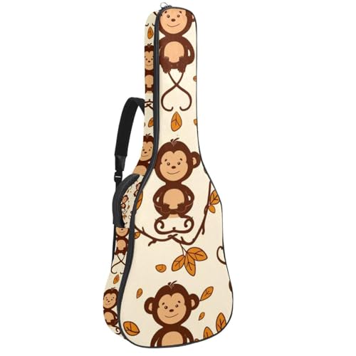Housse pour guitare électrique motif singe idée cadeau musicien