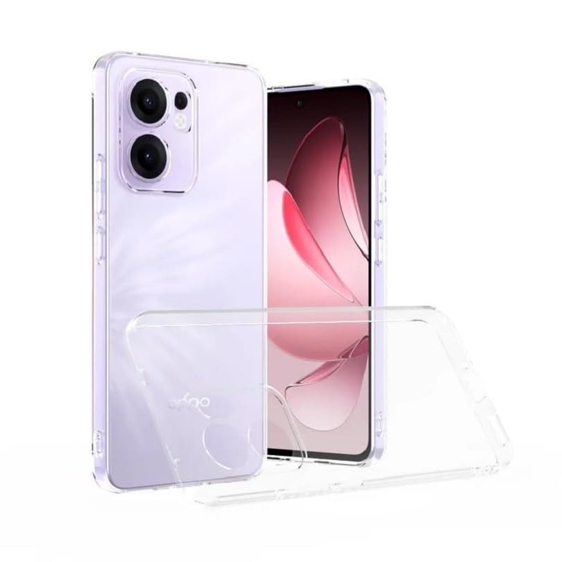 Image of COVERBLACK Flexible Rubber Case Back Cover for Compatible Model with Oppo CPH2733 / A5x 5G - Transparent