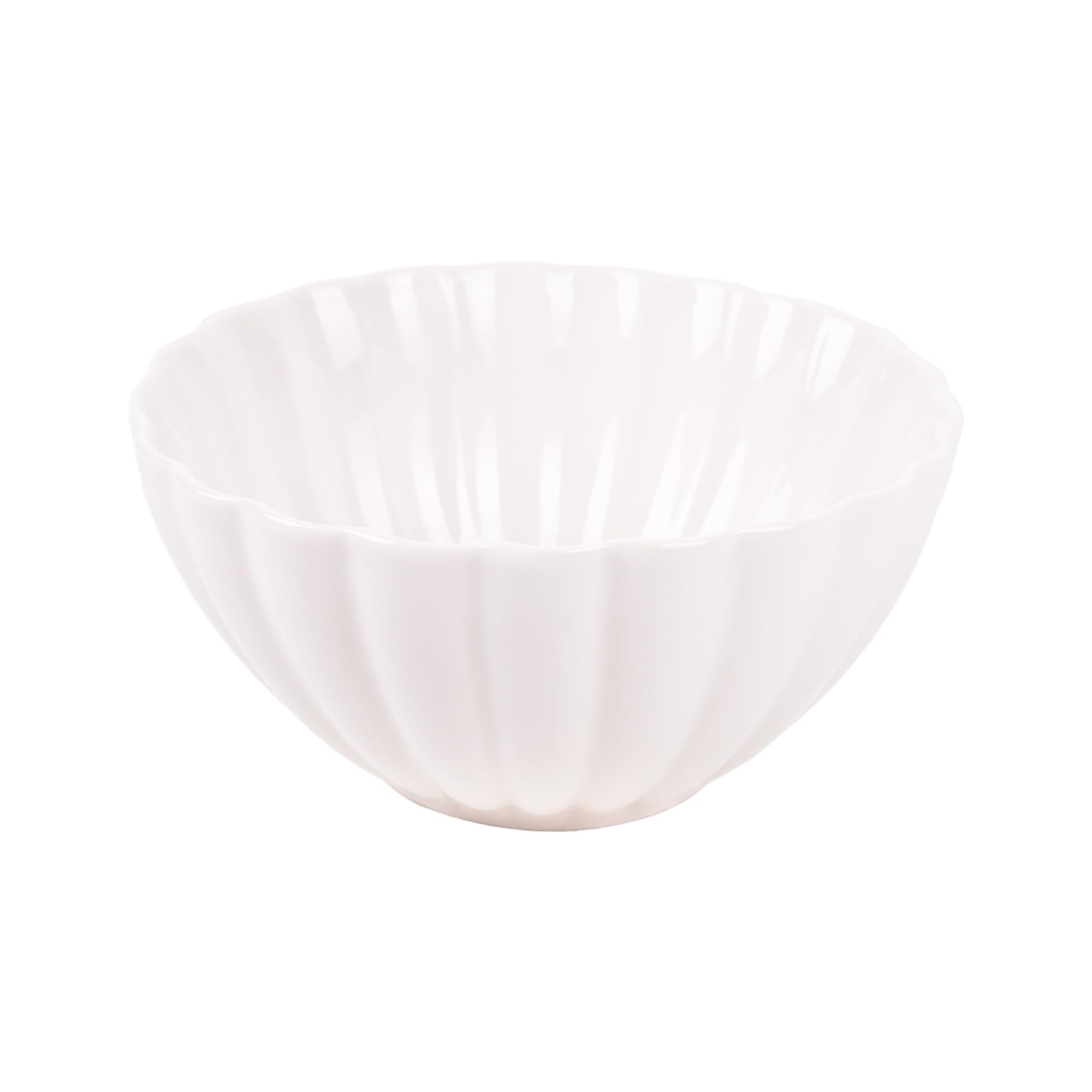 Cofan Vajilla de porcelana esmaltada | Juego de 16 piezas | Diseño en relieve | Color: blanco | Apta para lavavajillas, microondas y horno