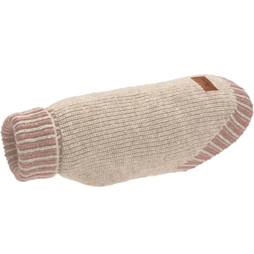 Hundepullover Odense mit Mütze (Set) Farbe Creme/rosa, Größe 60