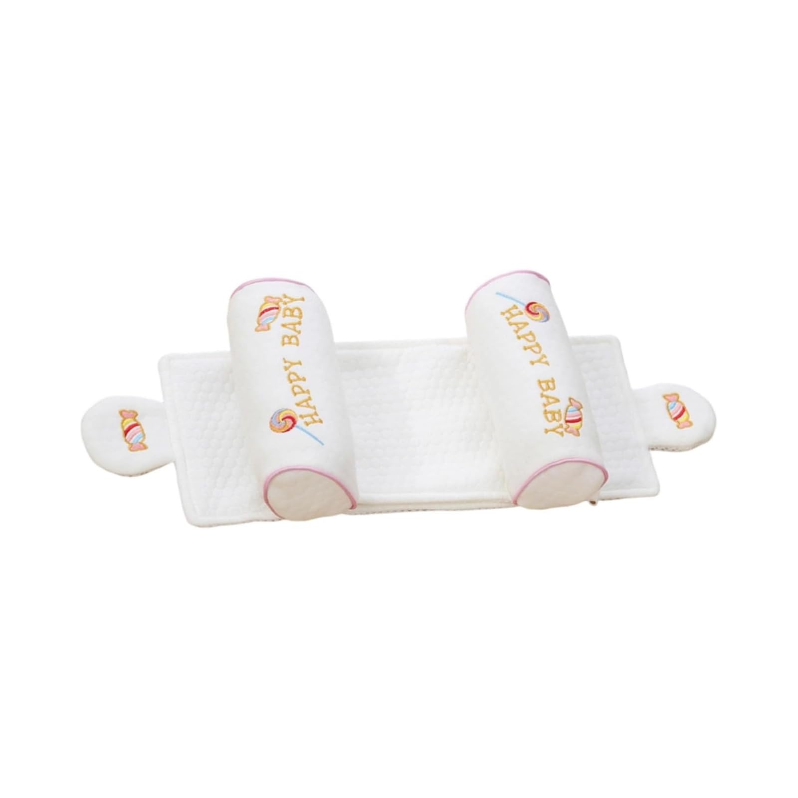 Kopfstützenkissen für Kleinkinder, Atmungsaktiv, Baumwollfüllung mit Hirseperlen, Maschinenwaschbar, für Kinderbett, Kinderwagen, Autositz, Reisefreundliches Säuglingskissen, 32 x 18 cm