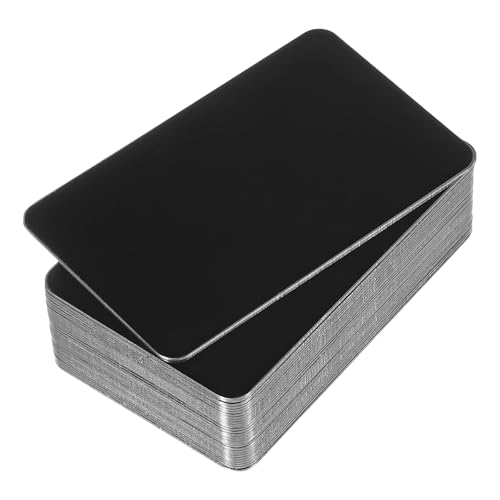 Tarjetas de metal para grabado láser y proyectos de acero inoxidable DIY
