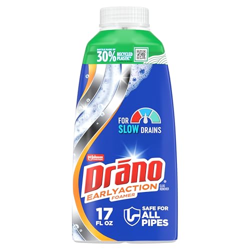 Drano Early Action Foamer Drain Clog Remover and...