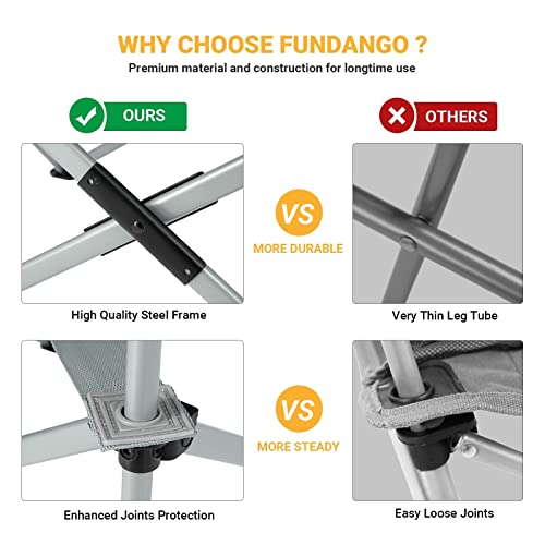 Fundango Oversized Folding Camping Chair Moon Chair For Adults With Headrest, Cup Holder, Carry Bag, Portable Round Chair For Outdoor Hiking, Fishing, Picnic, Camp, Lawn #TOP7