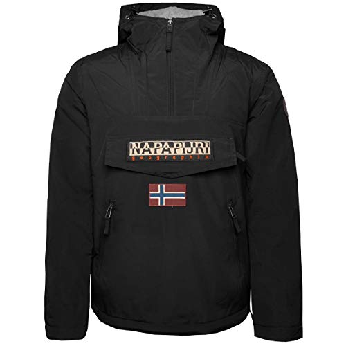 NAPAPIJRI - Giacca Uomo Rainforest Pocket Summer Nera - Taglia