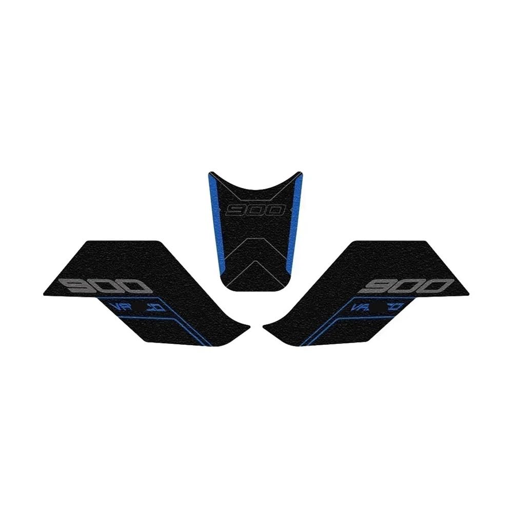 Autocollant Réservoir Moto Valico DS900X 2024 Protection Latérale Noir Antidérapant