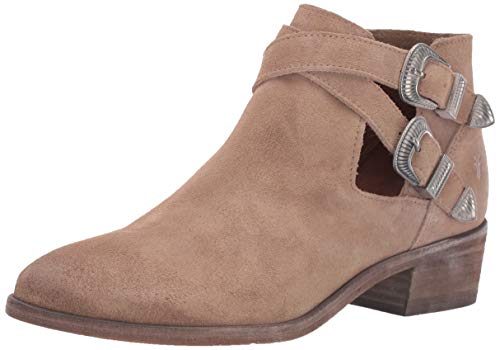FRYE Women's RAY Western Shootie Ankle Boot beige/multi 7.5 M US