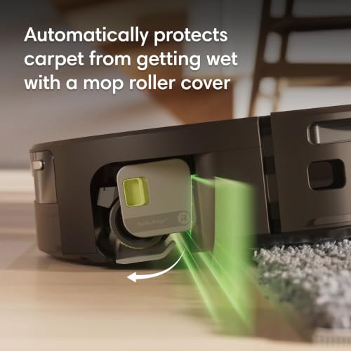 iRobot Roomba Max 775X Combo Robot Vacuum & Mop + AutoWash Dock – Extending self-Cleaning Roller Mop, Retractable Mop Cover, Dual Brushes, Self-Empties, Heat-Washes & Dries, Avoids Obstacles, LiDAR - image 8