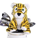 Generisch Golf Schläger Covers | Tierkopf Covers | Lustiger Tiger Golf Schläger Kopfcover für Hölzer | Plüsch, weiche Schutzhülle für Driver, Fairway Hölzer