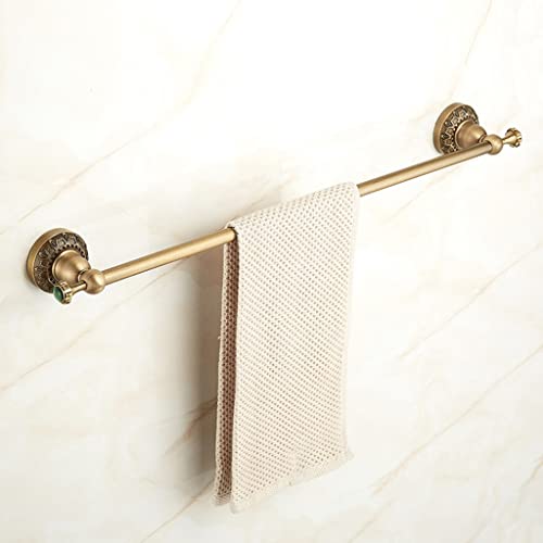 Juego de toallero vintage - Accesorios de baño con toallero, soporte para cepillo de inodoro, soporte de papel y anillo para decoración elegante del hogar