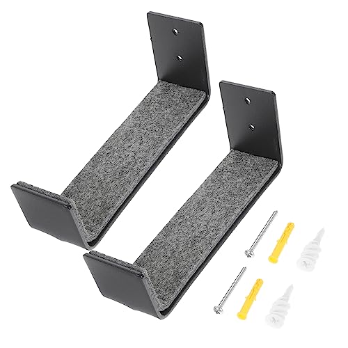 POPETPOP 2pcs Surfboard Fixing Hanger Wall-Mounted Display Rack for Surfboards Snowboards Easy Installation Strong Load-Bearing Capacity for Home Shop Use