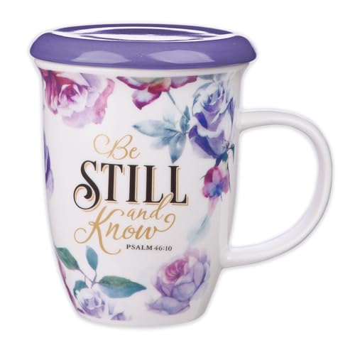 Christian Art Gifts Rose Floral Ceramic Coffee Mug...