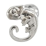 [ROQUE] ボディピアス カラーカメレオン ストレートバーベル(1個売り) 16G シルバー