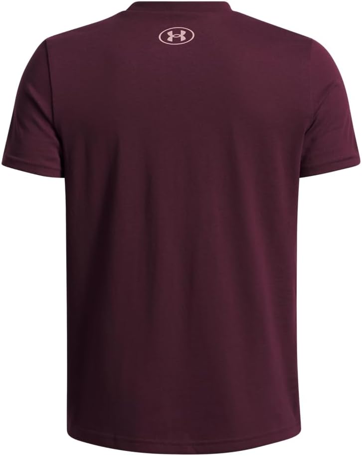 Under Armour Boys Logo Wordmark Short Sleeve T Shirt - Image 2