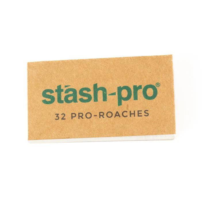 Image of Stash-Pro Premium Roach Book | Pre-Cut Filter Tips for Rolling |Thick Paper, Eco-Friendly (White, 10, Pack)