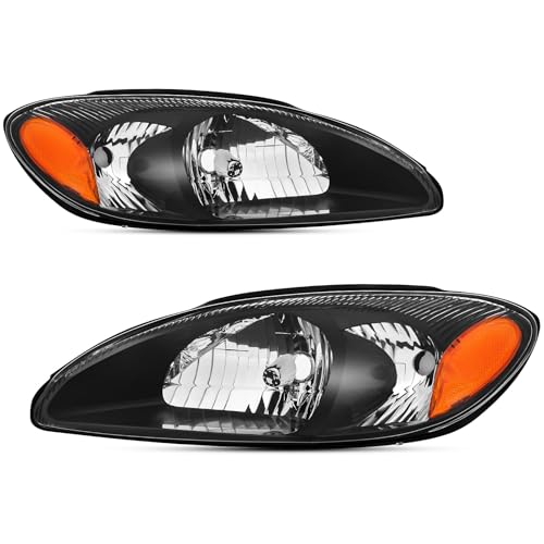 Image of Headlights Assembly Compatible With 2000 2001 2002 2003 2004 2005 2006 2007 Ford Taurus Replacement Headlamp Fit For 00-07 Taurus Head Light Black