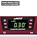 Calculated Industries 7210 AccuMASTER PRO Digital Torpedo Level and Protractor | 10” Inch | Neodymium Magnets | Bright LED Display | IP54 Dust/Water Resistant, Red