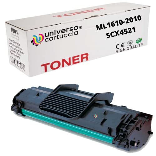 Univero cartucho  1610 Tóner compatible con Samsung ML 1610, 2010, 2010P, 2010R, 2510, 2570, 2571N, SCX 4321, 4521F, Xerox Phaser 3117, Dell P 1100, 1110, de 3000 copias