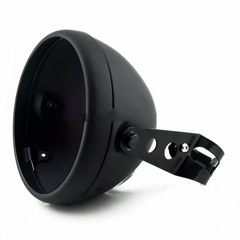 Headlights Schutzhülle 7 Zoll 7 "Universal Scheinwerfergehäuse Motorrad Scheinwerferabdeckung Montagehalterung Einstellbare Scheinwerferschale Leuchtturm Scheinwerfergitter(35-43mm)