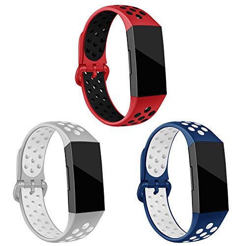 Gogoings Bracelet Compatible pour Fitbit Charge 3/Charge 4 Femme Homme Cover