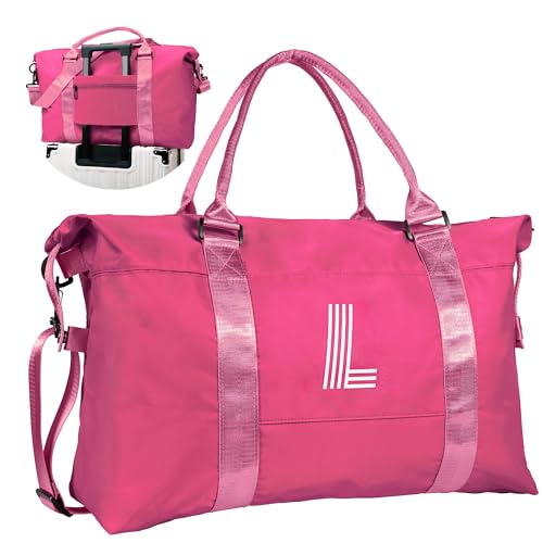 Image of Tween Girls Trendy Stuff, Birthday Gift, Initial Travel Bag