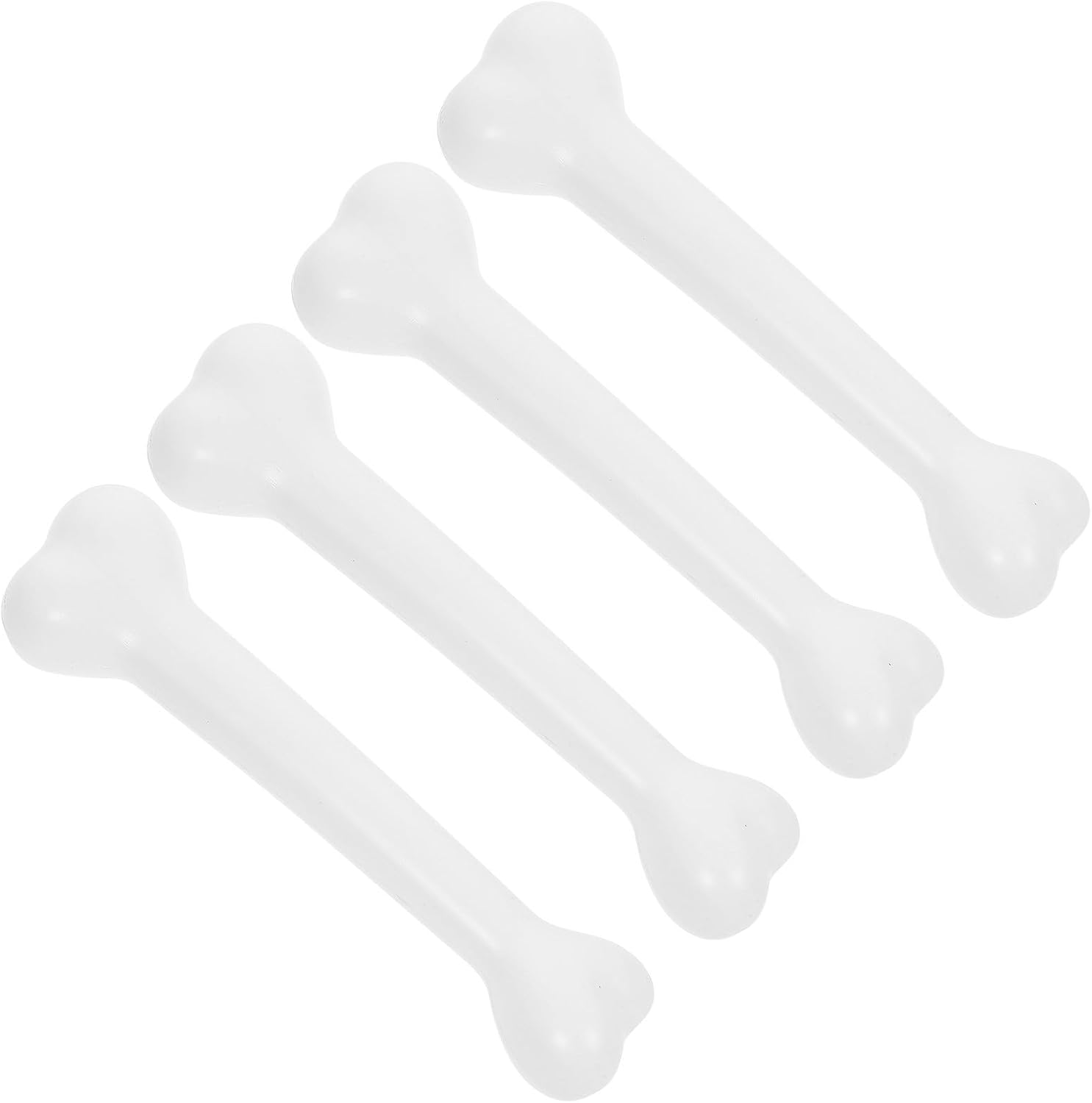 KESYOO 4Pcs Human Skeleton Plastic Bones for Halloween Props Realistic White Dog Bones Model Accessories for Themed Parties Decorations