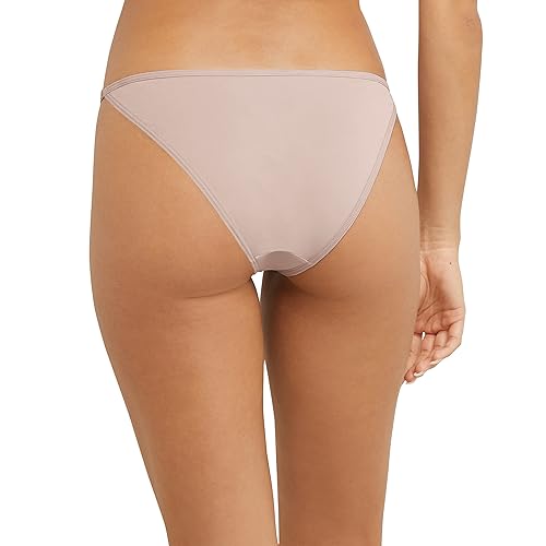 Maidenform Women's M Adjustable String Bikini Underwear, No-show Panties, Multi-way Straps, 3-pack3