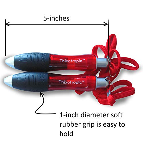 HEAVY Super Big Fat Weighted Pen for Tremors and Parkinson's (Twin Pack) Premium Ink - Thumbnail 2