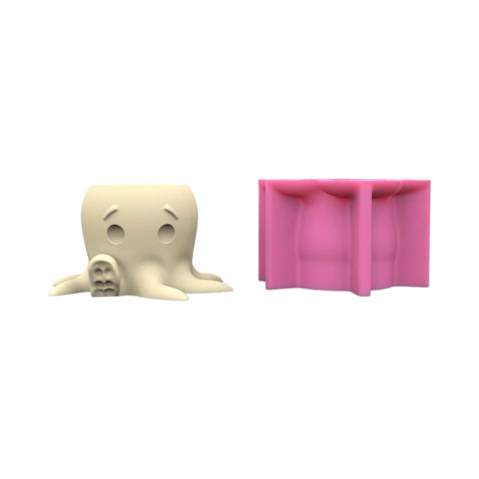 Moule succulentes en silicone pour créer vos pots de fleurs et porte-stylos déco