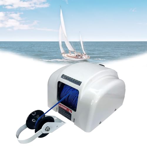 Winche eléctrico ancla 12V con control remoto inalámbrico miniatura 1