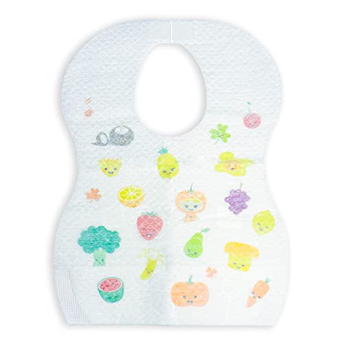 Disposable Bibs Baby 20Pcs - Disposable Bibs For Toddlers, Bibs For Infant, Bibs 6-18 Months, Soft Bib With Food Catcher, Baby Food Protector And Waterproof Bibs, Bibs Travel Baby Essentials #TOP3